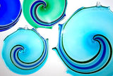 Small Wave Rondel by Fritz Glass