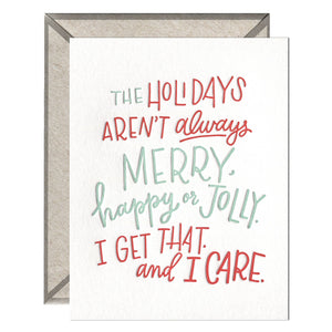 I Care Holiday Greeting Card from Ink Meets Paper