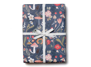 Forest Blue Wrapping Paper by Red Cap Cards