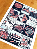 Greetings from Galena, Illinois Print by Kate Brennan Hall