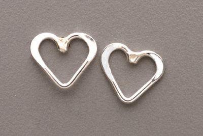 Heart Post Earrings by Thomas Kuhner