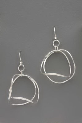 Double Wave Earrings by Thomas Kuhner