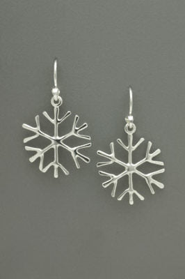 Snowflake Earrings by Thomas Kuhner