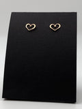 Heart Post Earrings by Thomas Kuhner