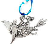 Fly Away Ornament by Leandra Drumm Designs