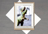 T. Rex Okay Greeting Card by Jamie Redmond