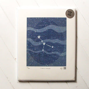 Stars of Cancer Silkscreen Print by Allison and Jonathan Metzger