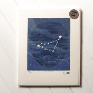 Stars of Capricorn Silkscreen Print by Allison and Jonathan Metzger