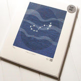 Stars of Scorpio Silkscreen Print by Allison and Jonathan Metzger