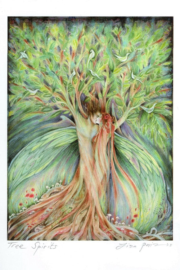 Tree Spirits Reproduction by Liza Paizis