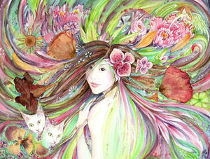 Spring Fairy Reproduction by Liza Paizis