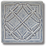 Quad Dragonfly 6" x 6" Tile by Whistling Frog