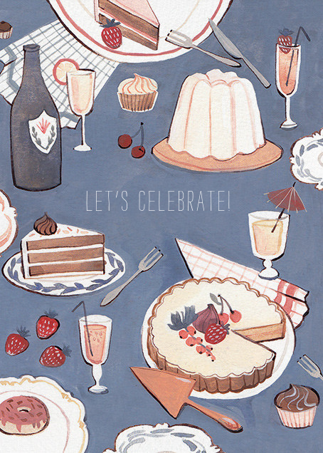 Dessert Table Congratulations Greeting Card from Red Cap Cards