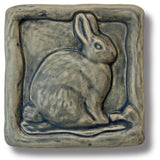 Rabbit 4" x 4" Tile by Whistling Frog