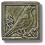 Robin 4" x 4" Tile by Whistling Frog