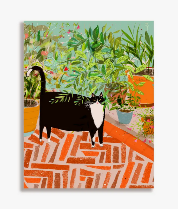 I'm A Jungle Cat Greeting Card by Jamie Shelman