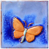 Small Butterfly Tile by Parran Collery