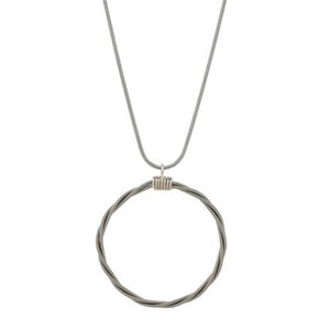 Song Circle Necklace by High Strung Studio