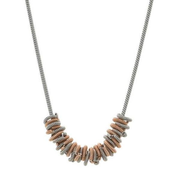 Staccato Necklace - Two-tone by High Strung Studio