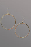 Hammered Circles Earrings by Thomas Kuhner