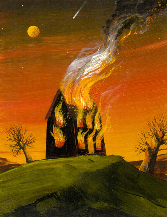 Burning Down the House Reproduction by Tom Kelly