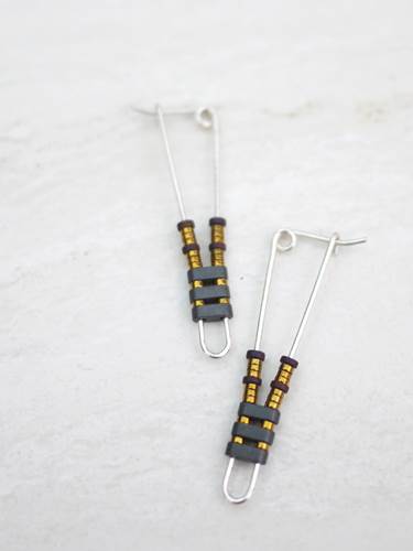 UV Hoop Earrings by Brianna Kenyon