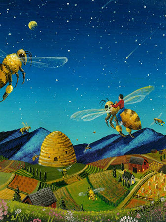 Going Home to Honey Reproduction by Tom Kelly