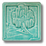 Willow Tree 4" x 4" Tile by Whistling Frog