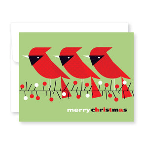 Christmas Cardinals Greeting Card from Great Arrow Cards