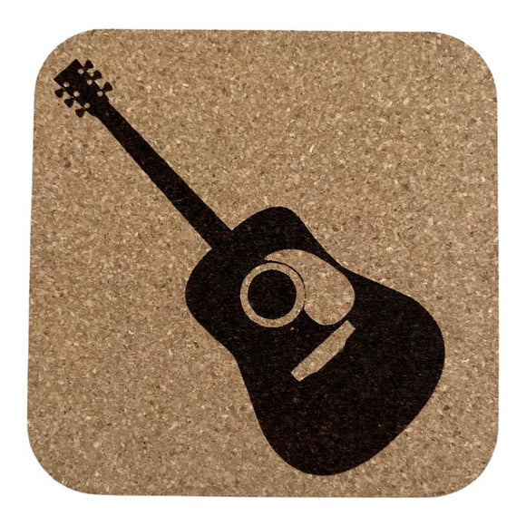 Acoustic Guitar Coaster by High Strung Studio