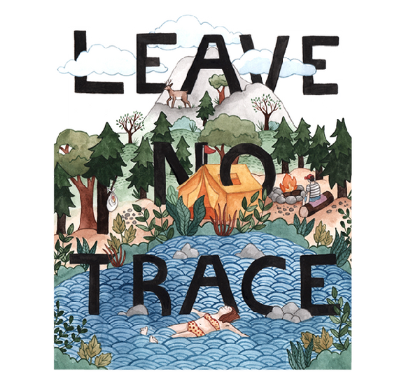 Leave No Trace Sticker from Artists to Watch