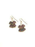 Fan Earrings by Trecy Bleich