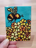 Bumble Bee Magnet by Sarah Angst