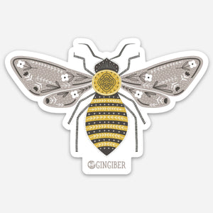 Bumble Bee Sticker by Gingiber