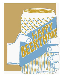 Beerthday Greeting Card by Egg Press Manufacturing