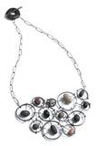 Circle Cluster Rock Necklace by Jennifer Nunnelee