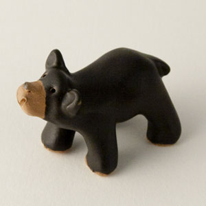 Black Bear Ceramic "Little Guy" by Cindy Pacileo