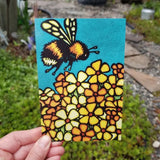 Bumblebee Postcard by Sarah Angst