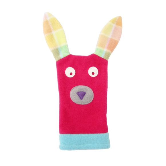 Fleece Peek-a-boo Bunny Puppet by Cate & Levi