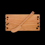 Cherry Butter Board and Spreader Set by MoonSpoon