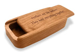 Mothers Quote 4” Medium Wide Secret Box by Heartwood Creations