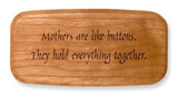 Mothers Quote 4” Medium Wide Secret Box by Heartwood Creations