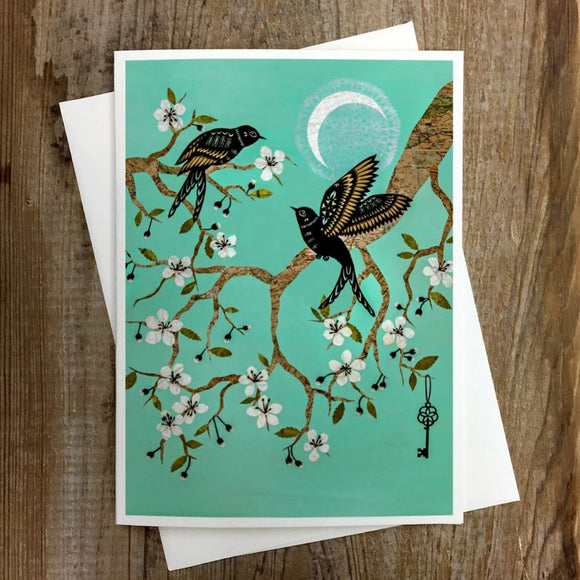 An Ardent Wooing Greeting Card by Angie Pickman