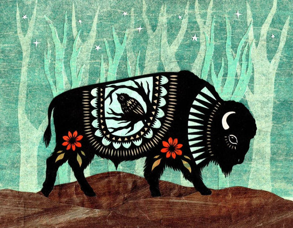 Carry Me Through The Night Print by Angie Pickman