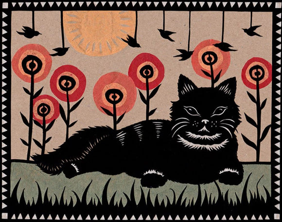 Cat's Way Of Life Print by Angie Pickman