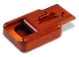 Cat and Bird 2” Flat Narrow Secret Box by Heartwood Creations