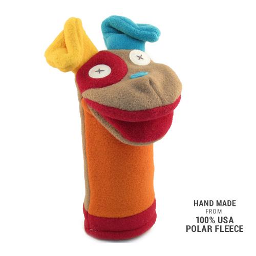 Fleece Dog Puppet by Cate & Levi