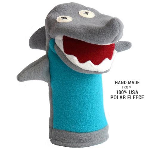 Fleece Shark Puppet by Cate & Levi