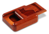 Cat Memories 2” Flat Narrow Secret Box by Heartwood Creations