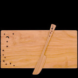 Cherry Cheese Board and Spreader Set by MoonSpoon